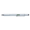 5-in-1 aluminium toolpen - Grey