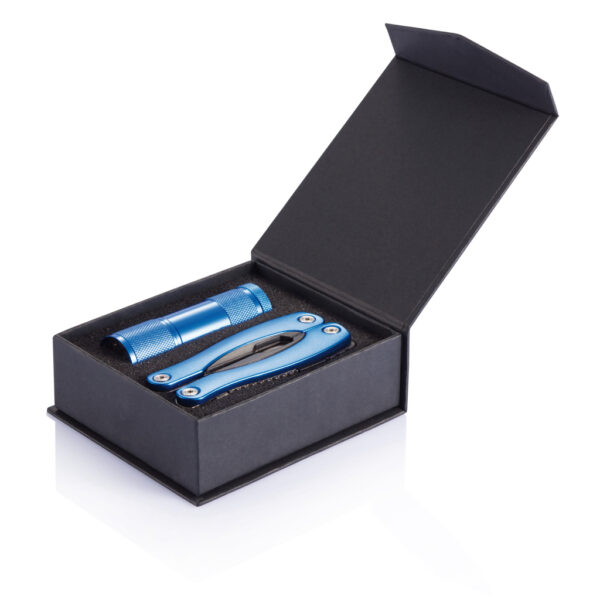 Multitool and torch set - Blue