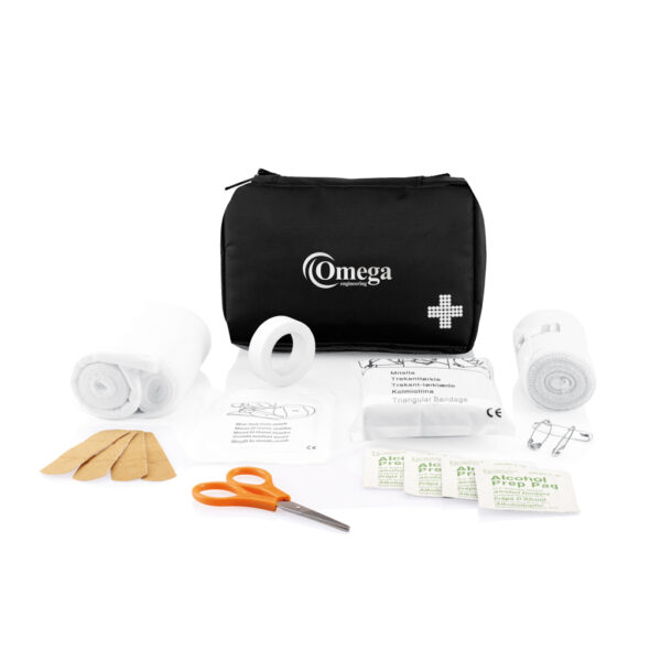 Mail size first aid kit - Black