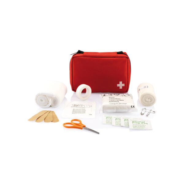 Mail size first aid kit - Red