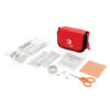 First aid set in pouch - Red