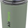 Glass Tumbler with Recycled Plastic Outer Wall - Heather Green Ice Blue Black Grey White  - Express Range, Travel Cups