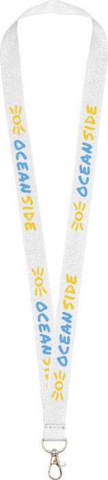 Lanyard with Convenient Hook - White