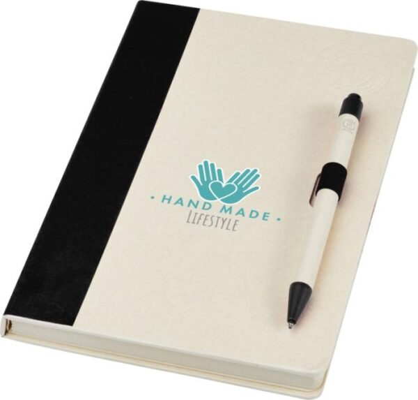 Dairy Dream A5 size Notebook and Ballpoint Pen Set - Black