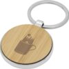 Bamboo Round Keychain - Express Range, Keyrings, New products, Sustainable products