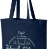 Orissa GOTS Organic Cotton Tote Bag - White Dark Green Royal Blue Natural Navy Black Red  - Express Range, Tote Bags