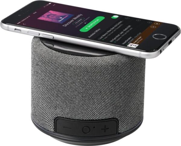 3W wireless charging Bluetooth® speaker - Express Range, New products, Speakers, Sustainable products