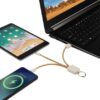 Wheat Straw & Cork 3-in-1 Charging Cable - Chargers & Powerbanks, Express Range, New products, Sustainable products