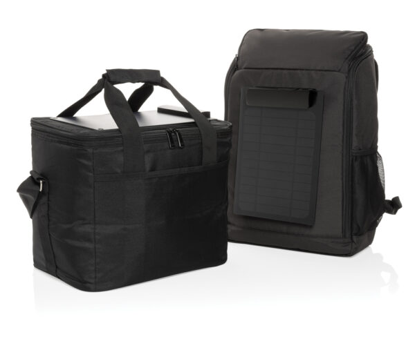 Pedro AWARE? RPET deluxe cooler bag with 5W solar panel - Travel Accessories