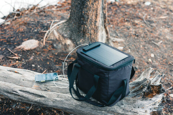 Pedro AWARE? RPET deluxe cooler bag with 5W solar panel - Travel Accessories