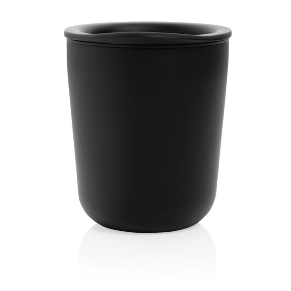 Simplistic antimicrobial coffee tumbler - Black