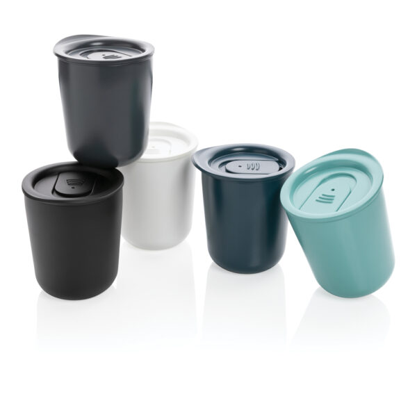 Simplistic antimicrobial coffee tumbler - Black