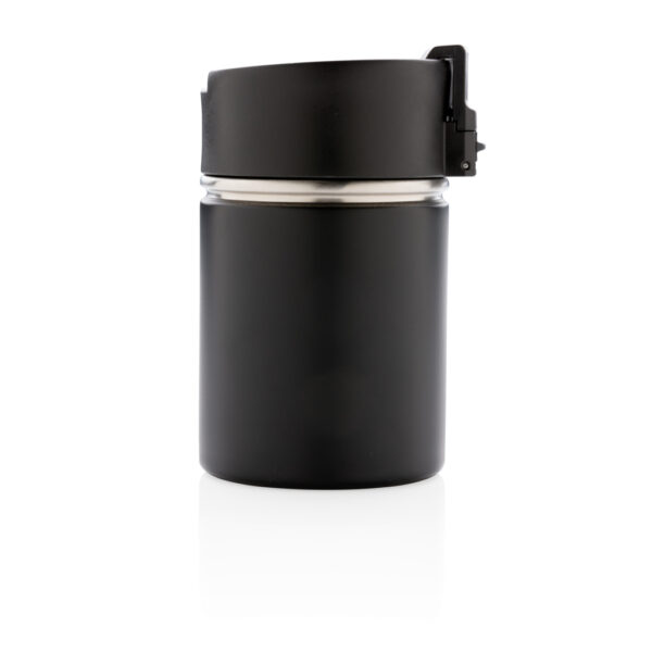 Bogota compact vacuum mug with ceramic coating - Black