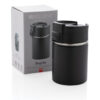 Bogota compact vacuum mug with ceramic coating - Black