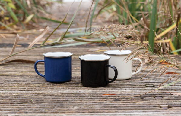 Vintage enamel mug - Mugs