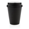 Reusable double wall coffee cup 300ml - Black