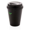 Reusable double wall coffee cup 300ml - Black