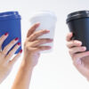 Reusable double wall coffee cup 300ml - Black