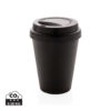 Reusable double wall coffee cup 300ml - Black