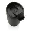 GRS Recycled PP tumbler with flip lid - Black