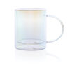 Deluxe double wall electroplated glass mug - Mugs