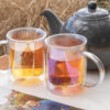 Deluxe double wall electroplated glass mug - Mugs