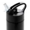 Sport bottle with straw - Black