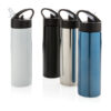 Sport bottle with straw - Black