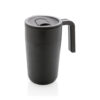 GRS Recycled PP and SS mug with handle - Black