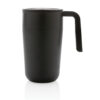 GRS Recycled PP and SS mug with handle - Black