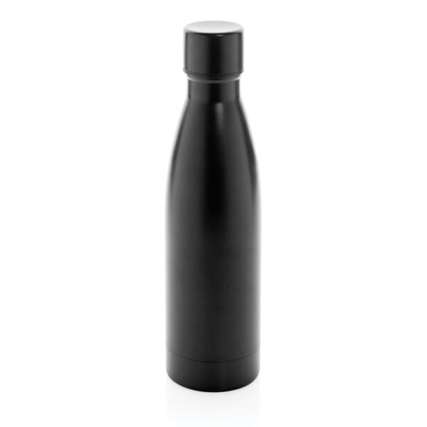 RCS Recycled stainless steel solid vacuum bottle - Black