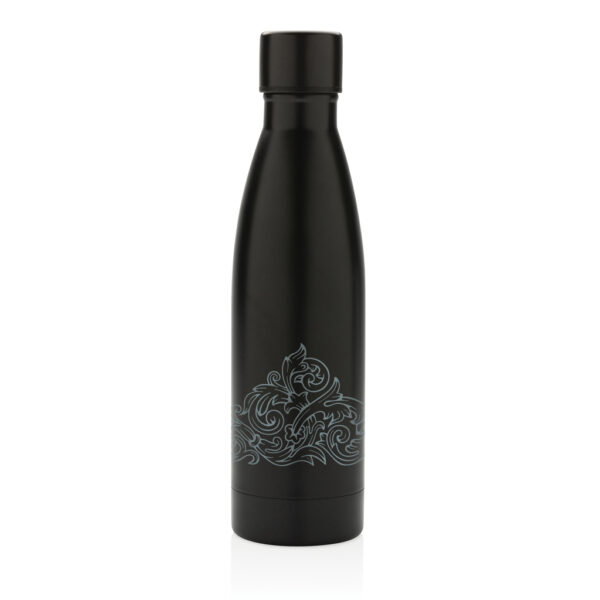 RCS Recycled stainless steel solid vacuum bottle - Black