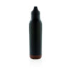 Cork leakproof vacuum flask - Black