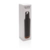 Cork leakproof vacuum flask - Black