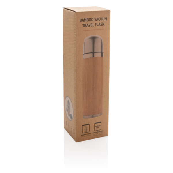 Bamboo vacuum travel flask - Travel Cups