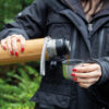 Bamboo vacuum travel flask - Travel Cups