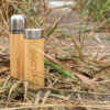 Bamboo vacuum travel flask - Travel Cups