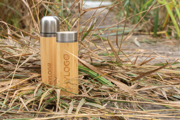 Bamboo vacuum travel flask - Travel Cups