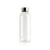 Leakproof water bottle with metallic lid - Transparent