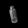 Leakproof water bottle with metallic lid - Transparent