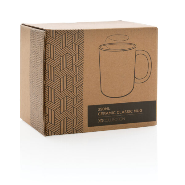 Ceramic classic mug 350ml - Black