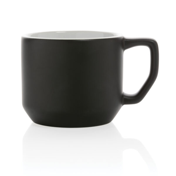 Ceramic modern mug 350ml - Black