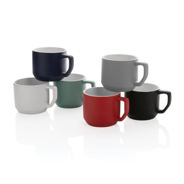 Ceramic modern mug 350ml - Black