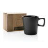 Ceramic modern coffee mug 300ml - Black