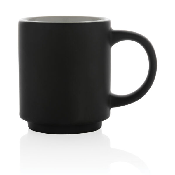 Ceramic stackable mug 180ml - Black