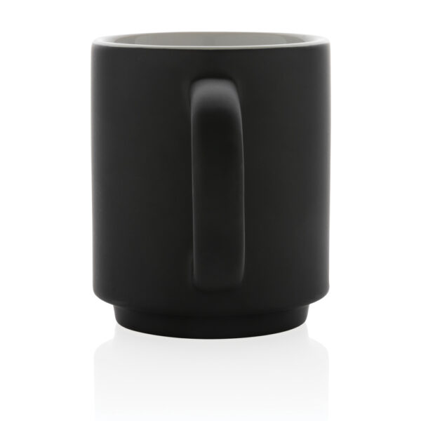 Ceramic stackable mug 180ml - Black