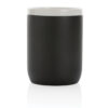 Ceramic mug with white rim 300ml - Black