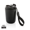 Cuppa RCS re-steel vacuum tumbler with lanyard - Black