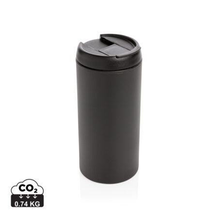 Metro RCS Recycled stainless steel tumbler - Black