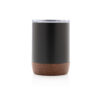 RCS Re-steel cork small vacuum coffee mug - Black